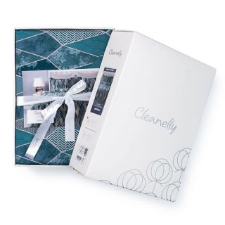 Cleanelly – Комплект постельного белья Витраж в подарочной упаковке , размер 2 спальное, Дуэт, Евро