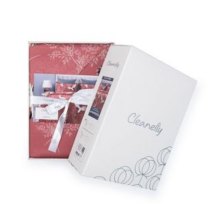 Cleanelly – Комплект постельного белья Альфреско в подарочной упаковке , размер 2 спальное, Евро