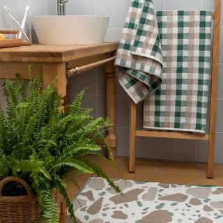 Cleanelly – Коврик для ног 50х70 махровый La mia casa, 