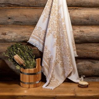 Рельефное полотенце Шемогодье 95х170