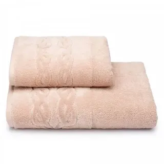 Cleanelly – Полотенце махровое Base del comfort, бежевый