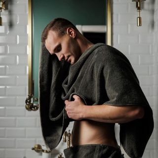Cleanelly – Полотенце махровое Moderno vintage с петелькой, 