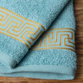 Cleanelly – Полотенце махровое Bend 30х50, голубой