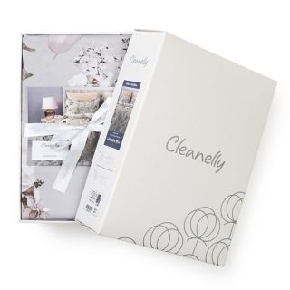 Cleanelly – Комплект постельного белья Блаженство в подарочной упаковке, размер 1,5 спальное, Евро, 2 спальное, Дуэт