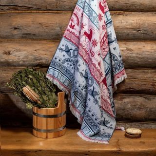 Рельефное полотенце Мезень 95х170