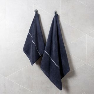 Cleanelly – Полотенце махровое Base del comfort с петелькой, графит