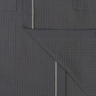 Халат гладкотканый Moderno vintage мужской с рельефной клеткой 