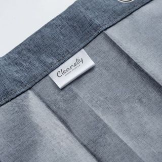 Штора для ванной комнаты Cleanelly 180х200 тканевая