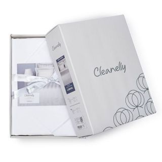Cleanelly – Комплект постельного белья Сияние в подарочной упаковке  , размер Дуэт, Евро