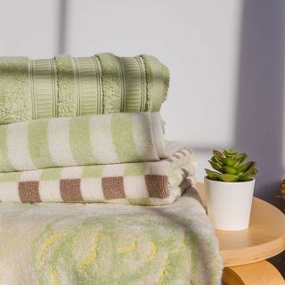 Cleanelly – Коврик для ног 50х70 махровый La mia casa, 