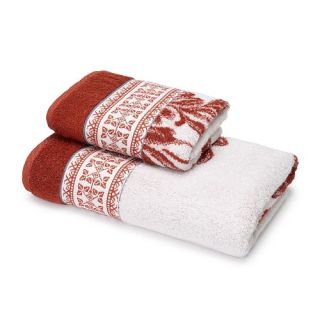 Cleanelly – Набор махровых полотенец Scarlet flower , 