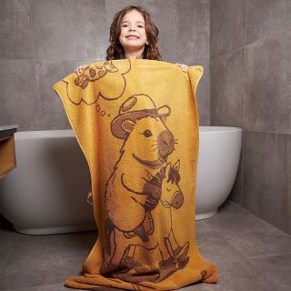 Полотенце махровое Capibara cattivo с петелькой