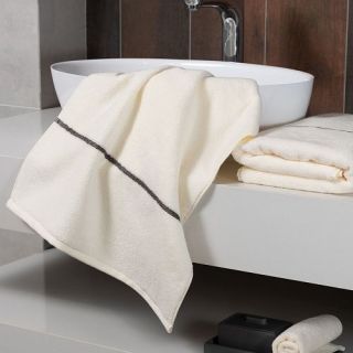 Cleanelly – Полотенце махровое Base del comfort с петелькой, молочный