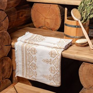 Рельефное полотенце Шемогодье 95х170