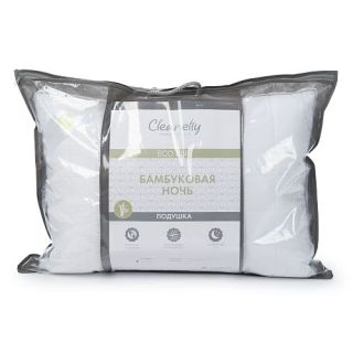 Cleanelly – Подушка с бортиком 50х70 БАМБУКОВАЯ НОЧЬ (полиэфирное волокно), размер 50Х70