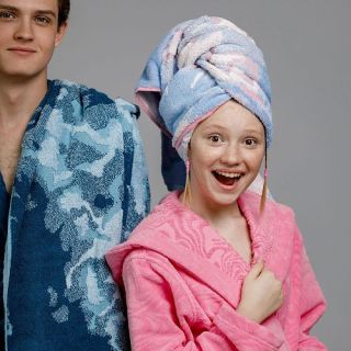 Полотенце махровое Tie-dye 70х130