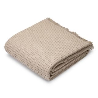 Плед жаккардовый Coperta с бахромой