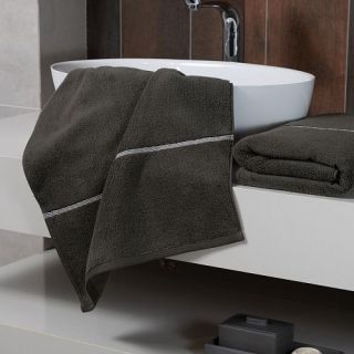 Cleanelly – Полотенце махровое Base del comfort с петелькой, темно-зеленый