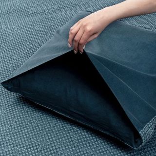 Cleanelly – Комплект постельного белья Сила океана (рельефное) в подарочной упаковке, размер Евро