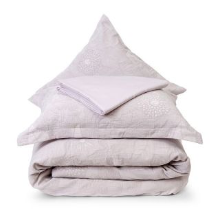 Cleanelly – Комплект постельного белья Цветочный узор (рельефное) в подарочной упаковке, размер Евро