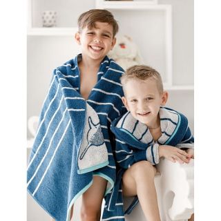 Халат махровый детский Avventura marina с капюшоном 