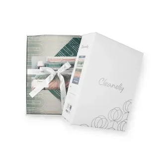 Cleanelly – Комплект постельного белья АРКАДА в подарочной упаковке, размер 1,5 спальное, 2 спальное, Дуэт, Евро