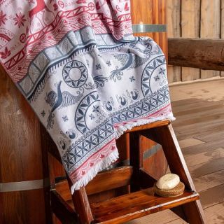 Рельефное полотенце Мезень 95х170