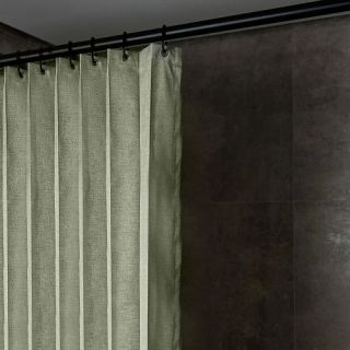 Штора для ванной комнаты Cleanelly 180х200 тканевая