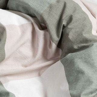 Cleanelly – Комплект постельного белья КЕДР вареный хлопок, размер 1,5 спальное, Евро
