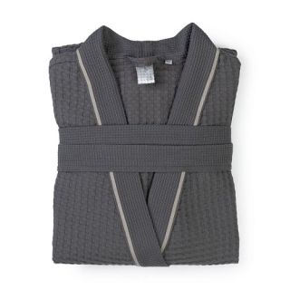 Халат гладкотканый Moderno vintage мужской с рельефной клеткой 