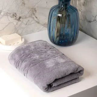 Cleanelly – Полотенце махровое Base del comfort, серый