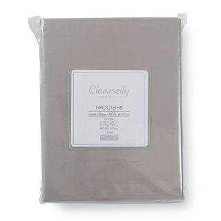 Cleanelly – Простыня Жемчуг (мако-сатин), размер 240Х260