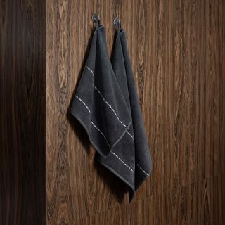 Cleanelly – Полотенце махровое Ora e sempre с петелькой, серый