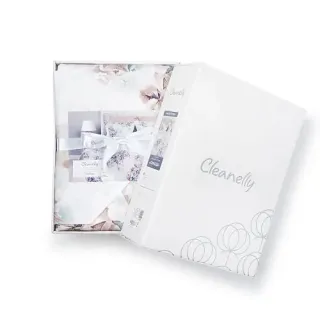 Cleanelly – Комплект постельного белья Симода в подарочной упаковке , размер 1,5 спальное, 2 спальное, Дуэт, Евро