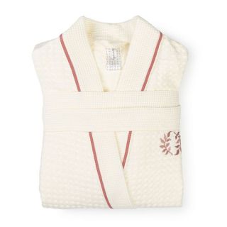 Халат гладкотканый Современный винтаж женский с рельефной клеткой