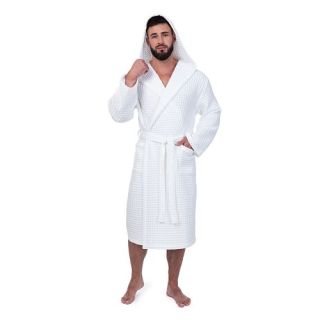 Халат вафельный Base del comfort универсальный с капюшоном (рельефный)