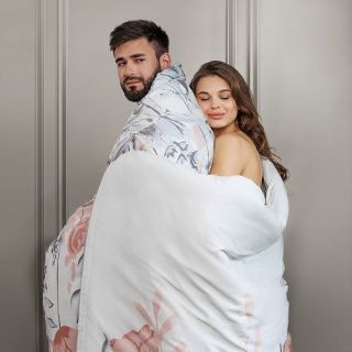 Cleanelly – Комплект постельного белья Цветочная магия в подарочной упаковке , размер Евро