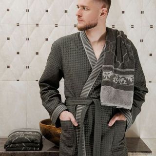 Халат гладкотканый Nuovo eco-classico мужской