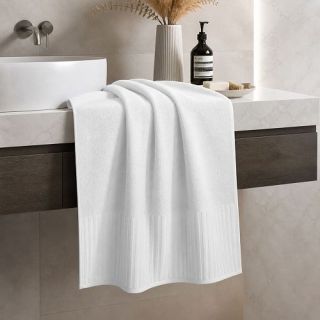 Cleanelly – Махровое полотенце Водопад, белый Cleanelly – Махровое полотенце Водопад, белый