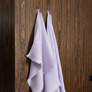 Cleanelly – Полотенце рельефное Ora e sempre с петелькой, сиреневый