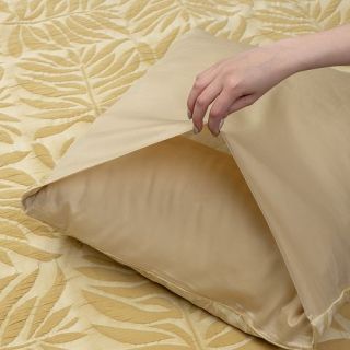 Cleanelly – Комплект постельного белья Солнечный свет (рельефное) в подарочной упаковке, размер Евро