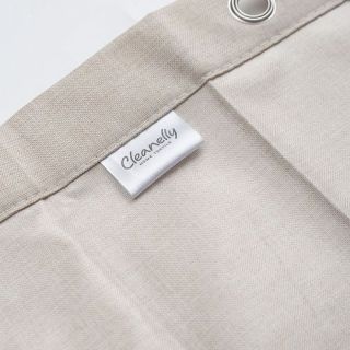 Штора для ванной комнаты Cleanelly 180х200 тканевая