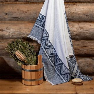 Рельефное полотенце Узорочье 95х170