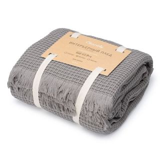 Плед Tocco 180х140 с бахромой Плед Tocco 180х140 с бахромой