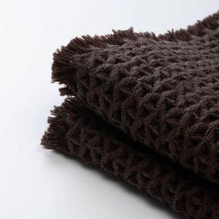Cleanelly – Коврик для ванной комнаты рельефный , коричневый