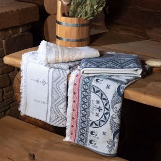 Рельефное полотенце Шемогодье 95х170