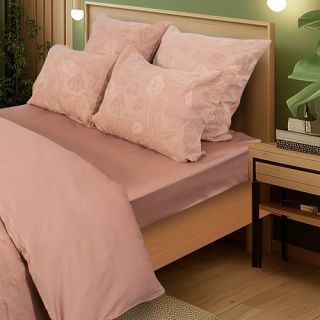 Cleanelly – Комплект постельного белья Цвет сон (рельефное) в подарочной упаковке, размер Евро