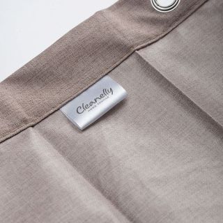 Штора для ванной комнаты Cleanelly 180х200 тканевая 