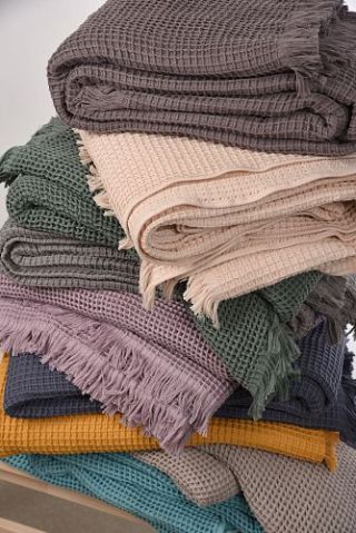 Плед Fremito 185х190 с бахромой 