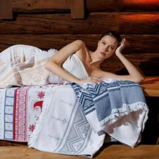 Рельефное полотенце Шемогодье 95х170